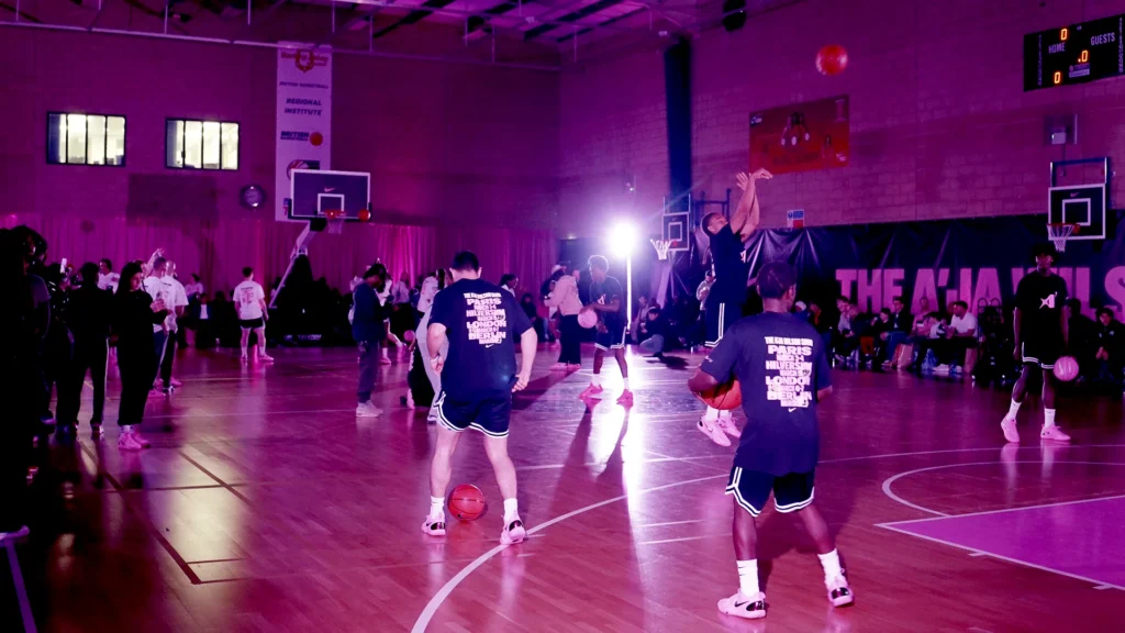 Basketball activation at Nike A’ja Wilson Show event in London
