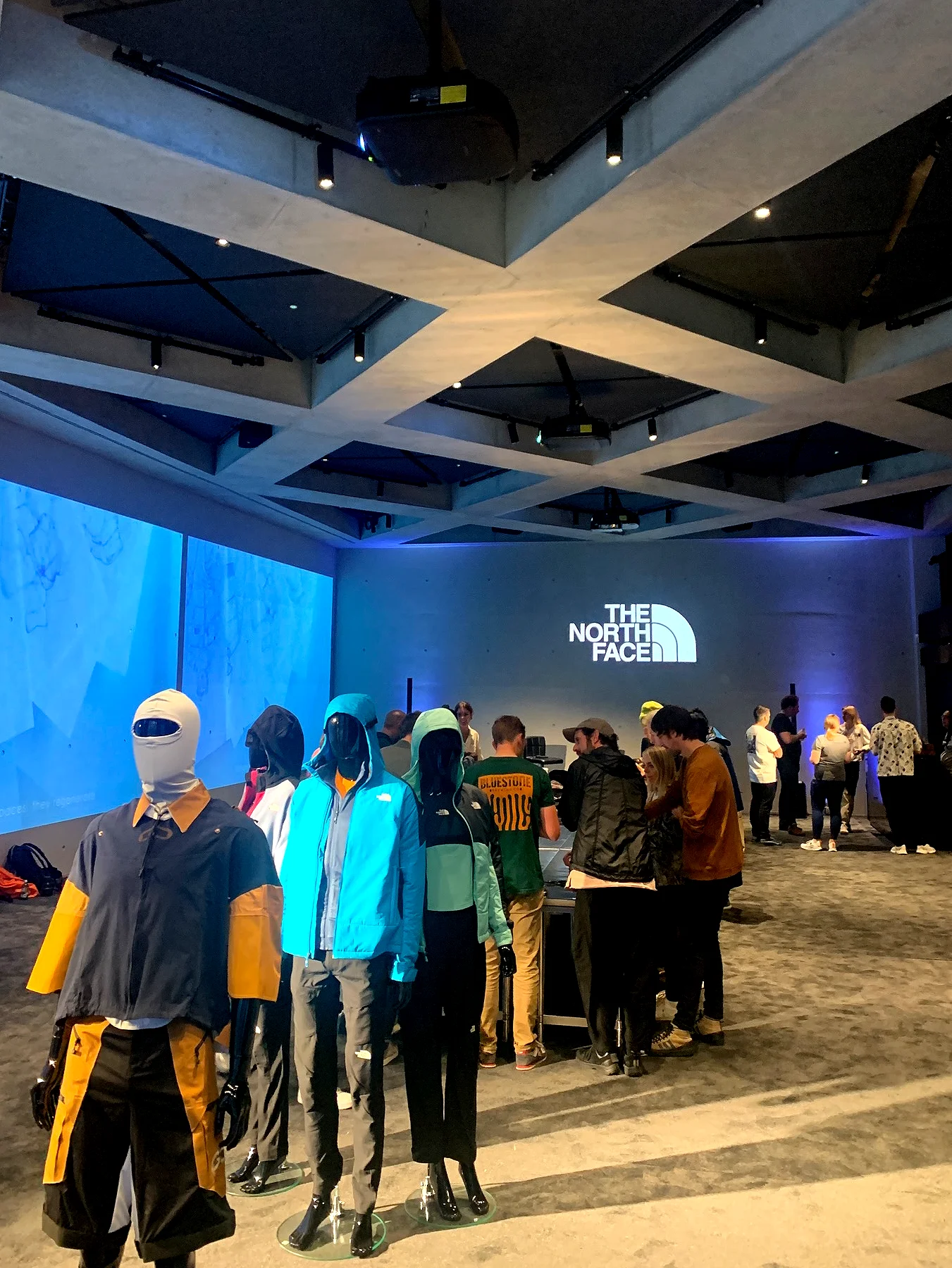 The North Face brand activation event production and AV setup in London